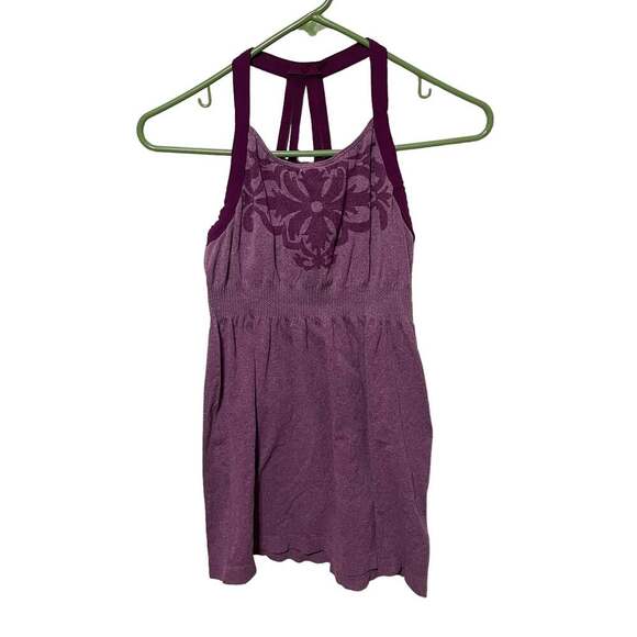 Athleta Strappy Long‎ Purple Athletic Tank - Picture 1 of 8